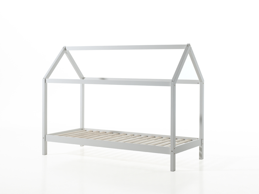 Vipack Dallas huisbed LP met bedlade - wit - Afbeelding 3
