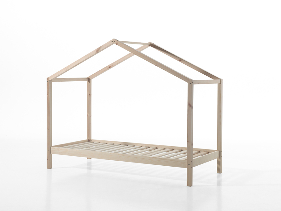 Vipack Dallas huisbed ZH met bedlade - natuur - Afbeelding 4