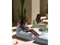 WigiWama Outdoor beanbag chair - Azure - Afbeelding 6