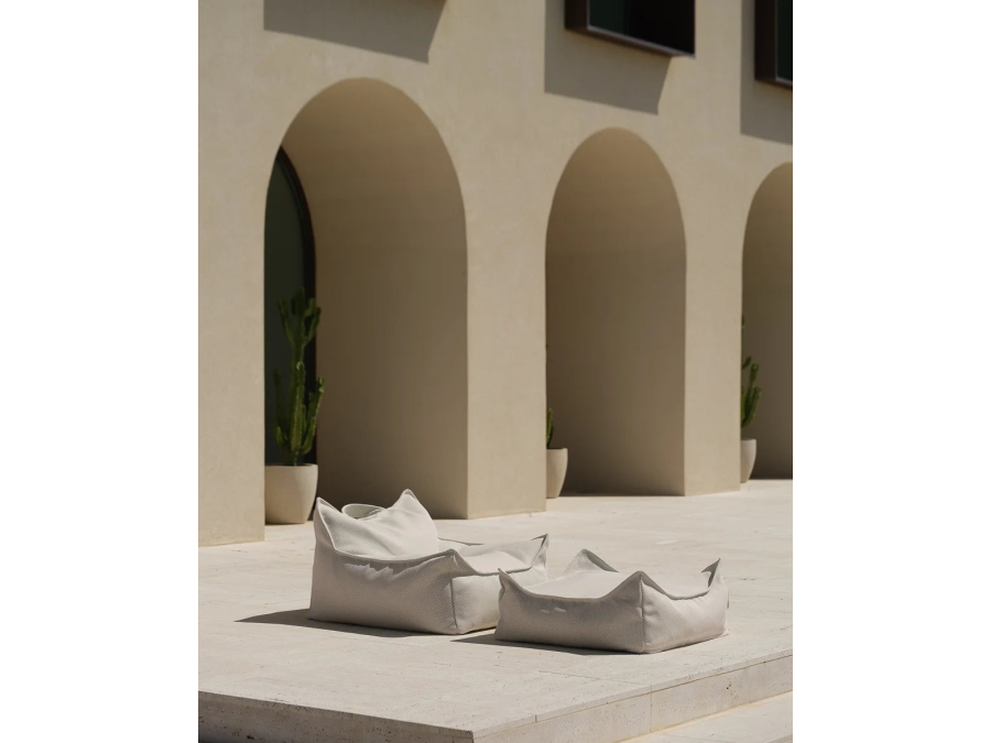 WigiWama Outdoor square ottoman - Terra - Afbeelding 5