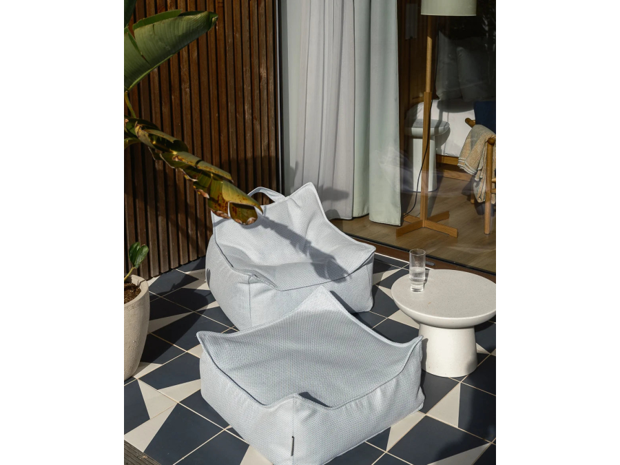 WigiWama Outdoor square ottoman - Azure - Afbeelding 5