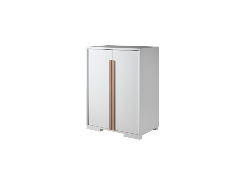 Vipack London hoogslaper met bureau, ladeblok en kast - wit - Afbeelding 8