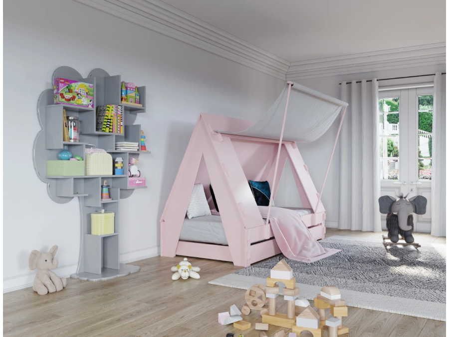 Mathy by Bols Louane boom boekenkast - cuberdon violet - Afbeelding 7