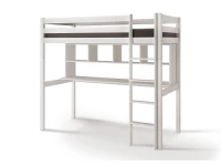 Infanskids Pino hoogslaper met bureau 90x200 - wit