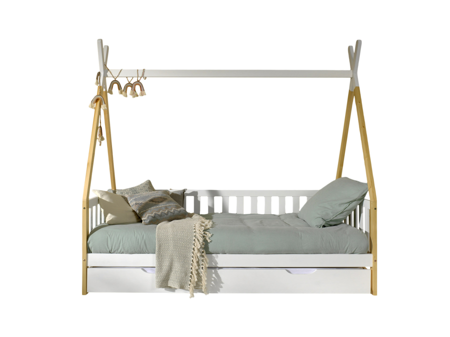 Vipack Tipi MH bedbank met witte bedlade