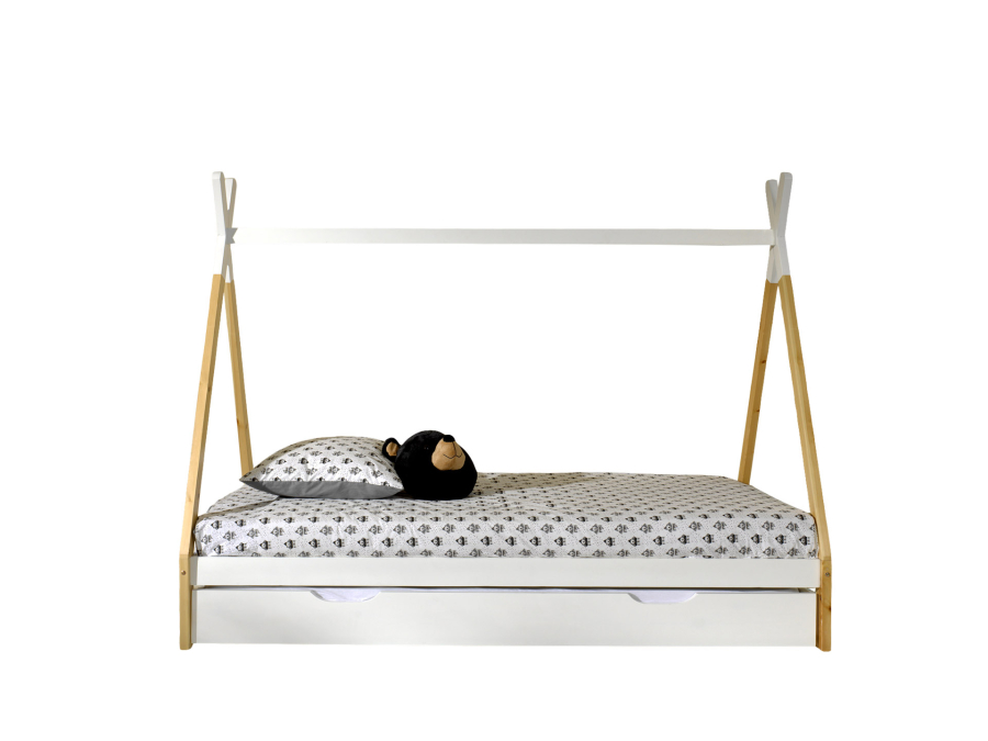 Vipack Tipi LP bed met witte bedlade