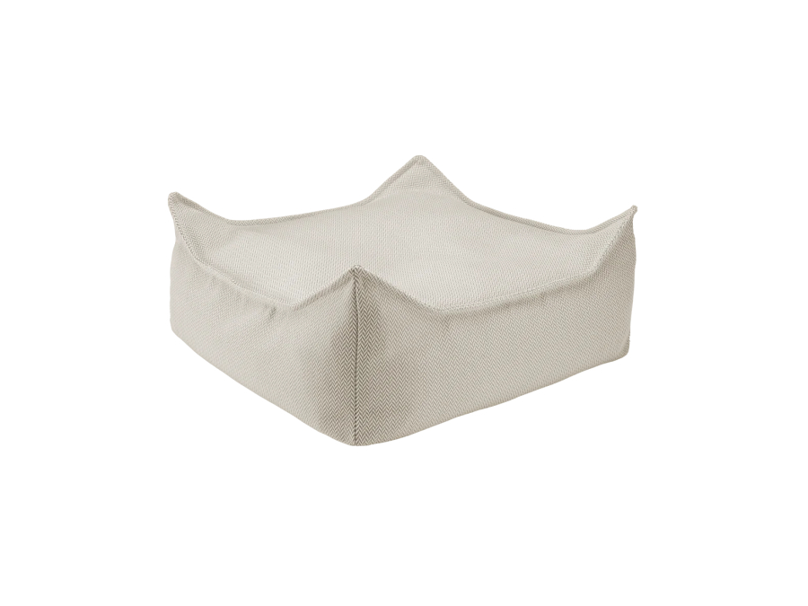 WigiWama Outdoor square ottoman - Terra