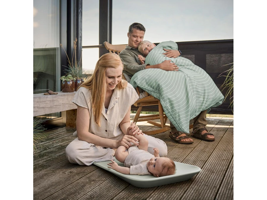 Leander Matty MINI aankleedkussen Sage green - Afbeelding 8