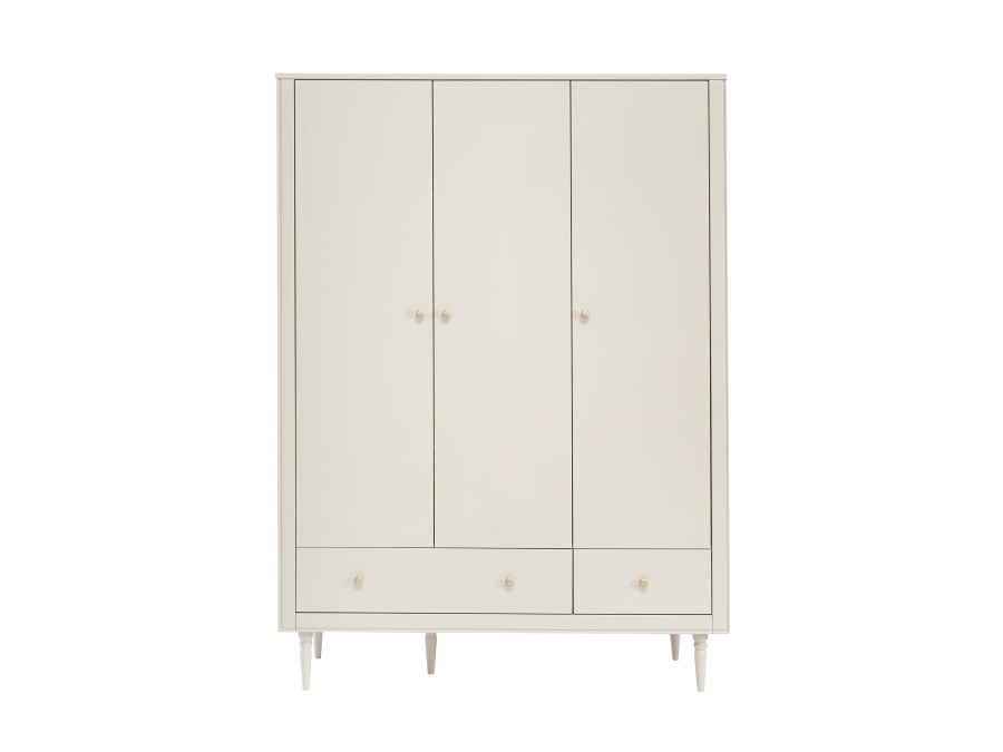 Pinio Petite 3-deurs kledingkast - champagne - Afbeelding 2