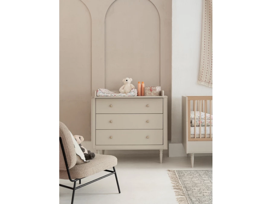 Pinio Petite commode 3-laden - champagne - Afbeelding 4