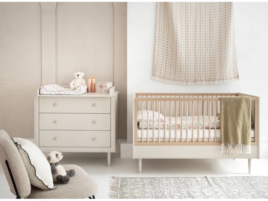 Pinio Petite commode 3-laden - champagne - Afbeelding 3