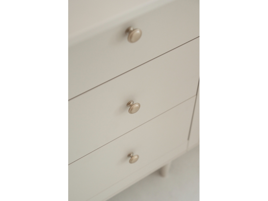 Pinio Petite commode 3-laden en deur - champagne - Afbeelding 4