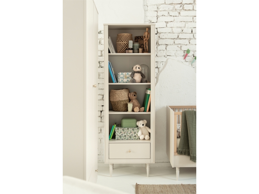 Pinio Petite hoge boekenkast - champagne - Afbeelding 3