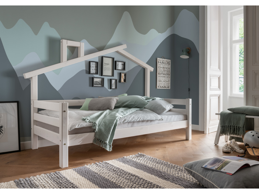 Infanskids huisbed 90x200 - wit - Afbeelding 2