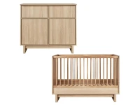 Quax Kyo 2-delige babykamer Honey Ash