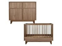 Quax Kyo 2-delige babykamer Walnut