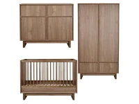 Quax Kyo 3-delige babykamer Walnut