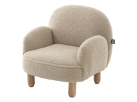 Jaxx Rocky kinderfauteuil bouclé beige