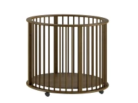 Jaxx Dino ronde box - walnoot