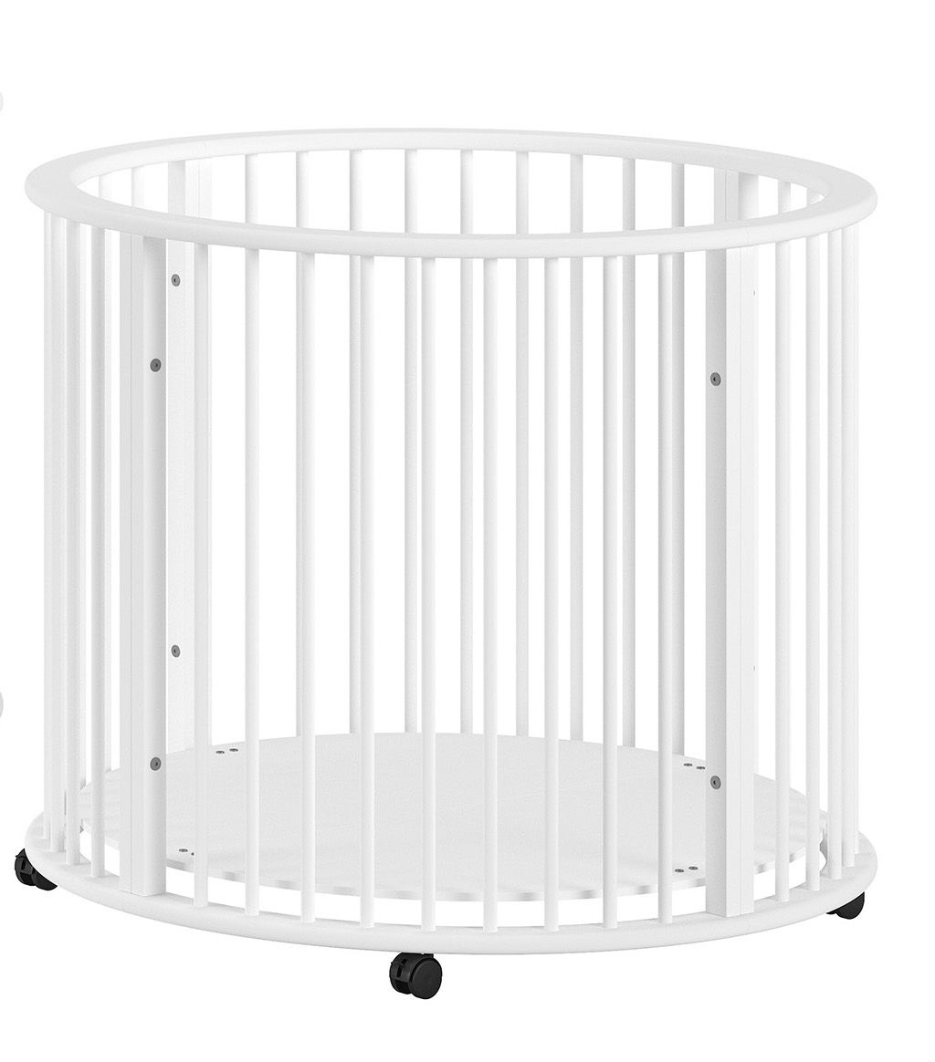 Jaxx Dino ronde box - wit