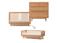 Nobodinoz Pure 2-delige meegroeikamer massief eiken