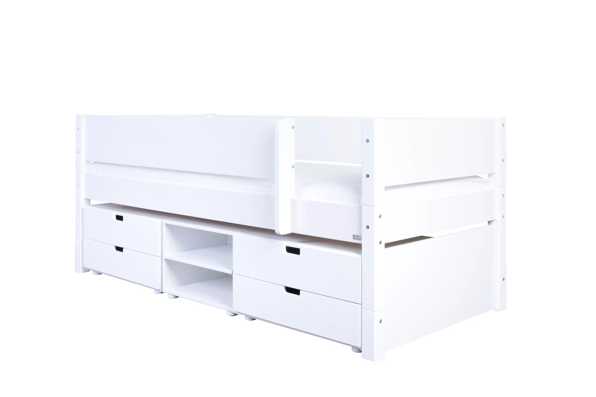 Manis-h Ariel bedbank met opbergruimte en uitvalbeschermer