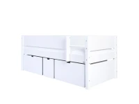 Manis-h Nanna bedbank met hoge lades en uitvalbeschermer 90x200