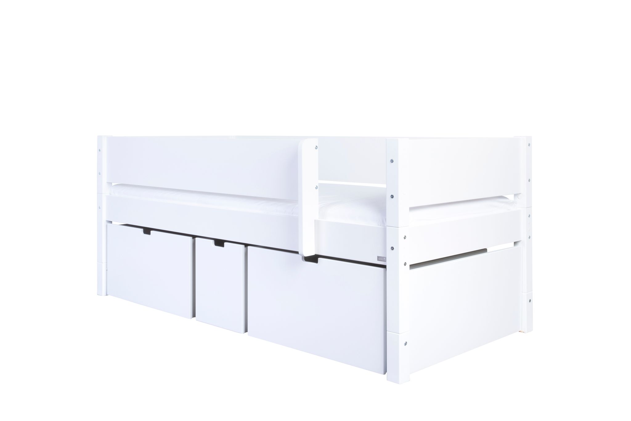 Manis-h Nanna bedbank met hoge lades en uitvalbeschermer 90x200