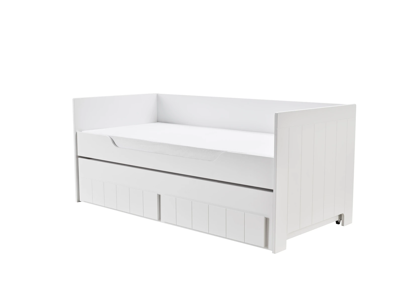 Pinio Calmo bedbank met lades en logeerbed 90x200 - wit