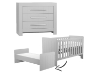 Pinio Calmo 2-delige meegroeikamer - grijs