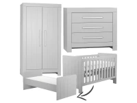 Pinio Calmo 3-delige meegroeikamer - grijs