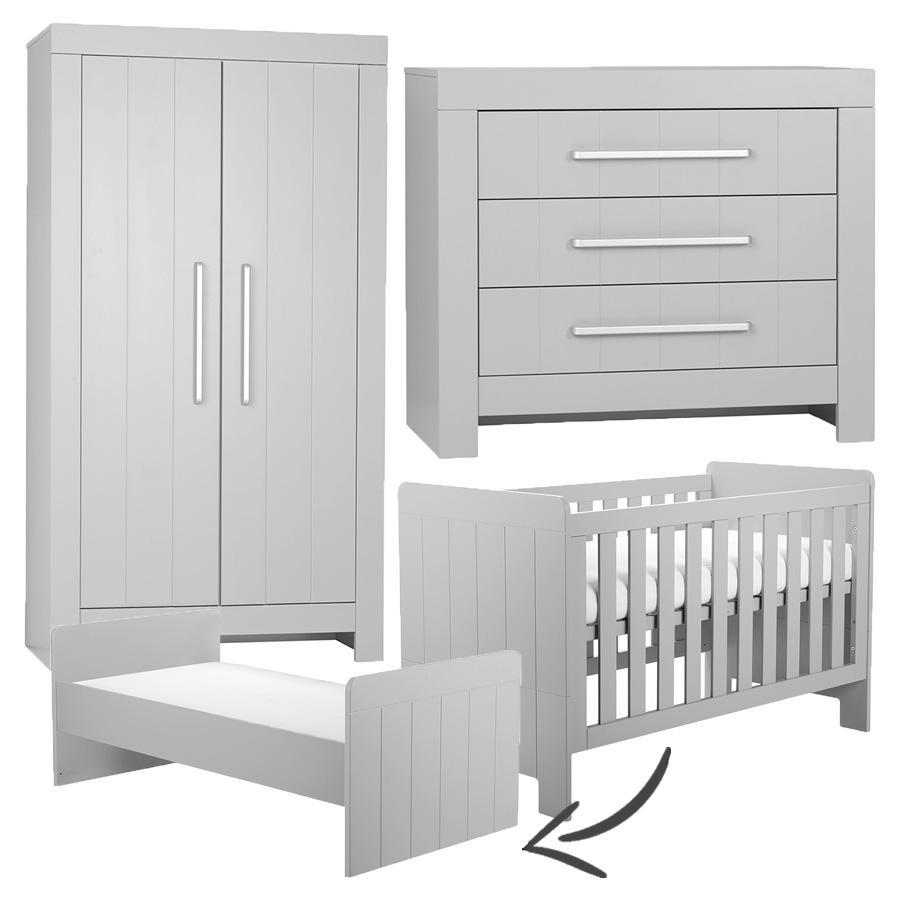 Pinio Calmo 3-delige meegroeikamer - grijs