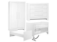 Pinio Calmo 3-delige meegroeikamer - wit
