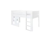 Manis-h Sol halfhoogslaper met speelwand 90x200