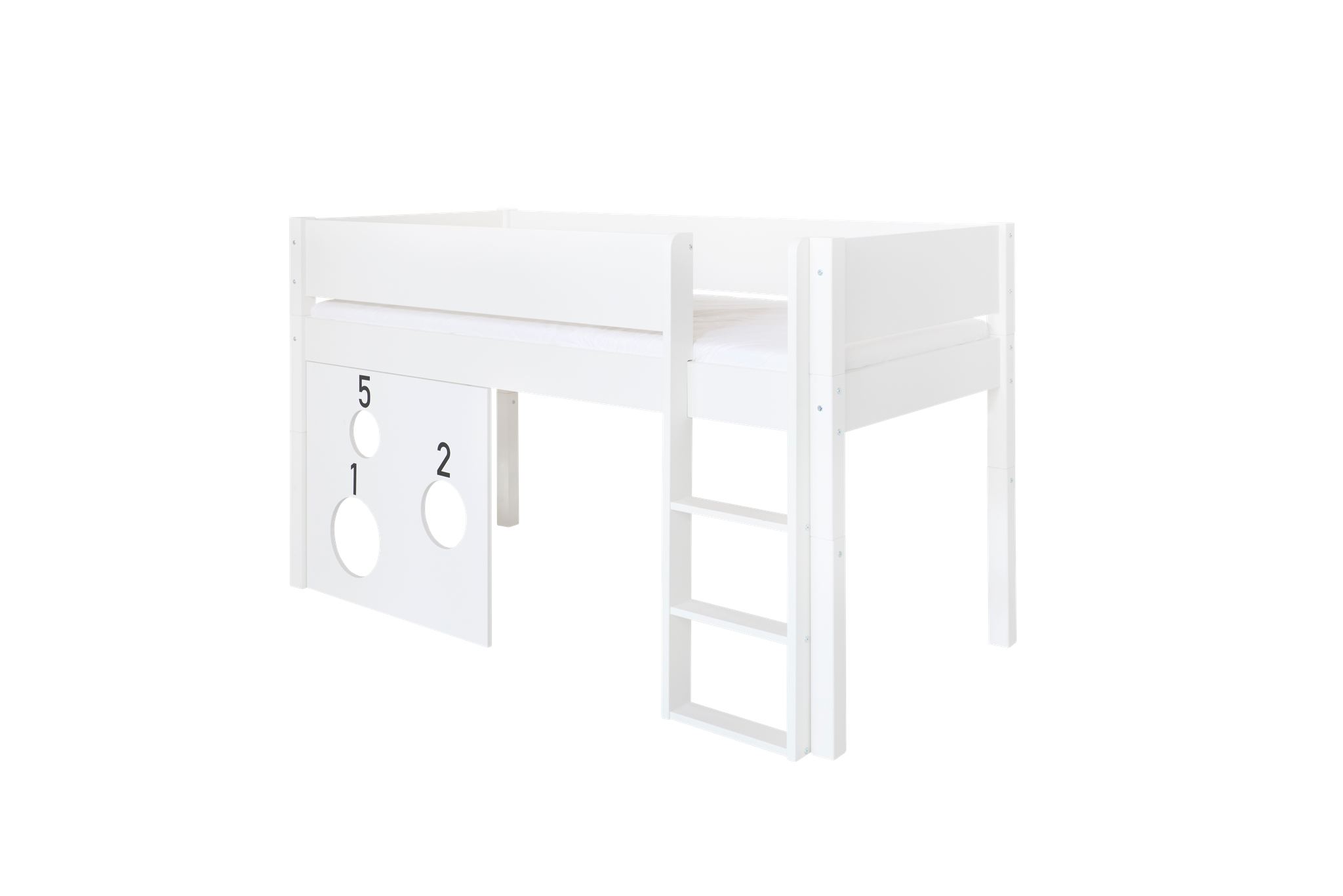 Manis-h Sol halfhoogslaper met speelwand 90x200