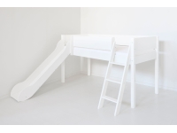 Manis-h Vilde halfhoogslaper met glijbaan en schuine ladder 90x200