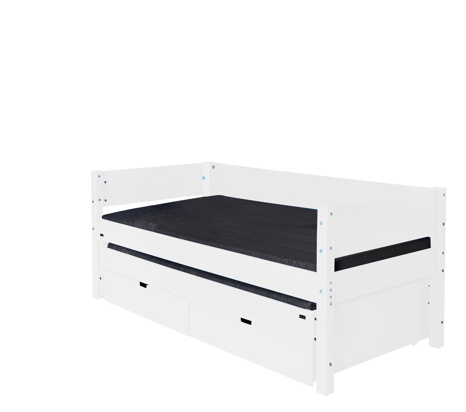 Manis-h Luna bed met onderschuifbed en opberglades 90x200