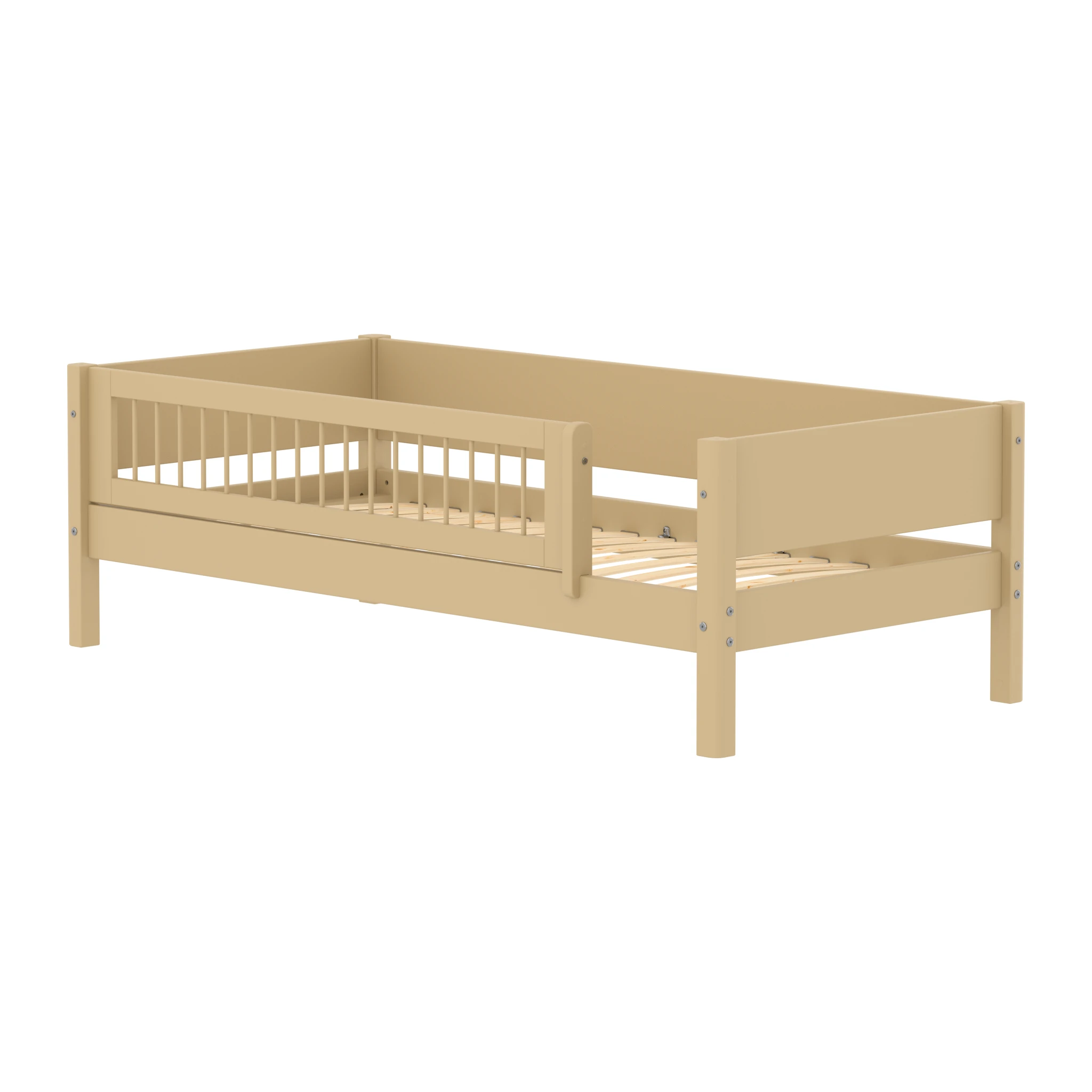 Flexa White Sand bedbank met uitvalbeveiliging - beige