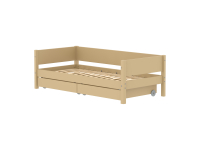 Flexa White Sand bedbank met 2 opberglades - beige