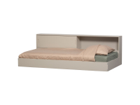 WOOOD Carter bed 90x200 - grenen / dust