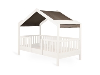 Quax stoffen dak voor Chalet bed - Chocolat