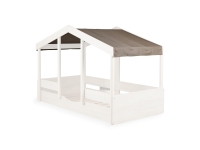 Quax stoffen dak voor Cottage bed - Chocolat