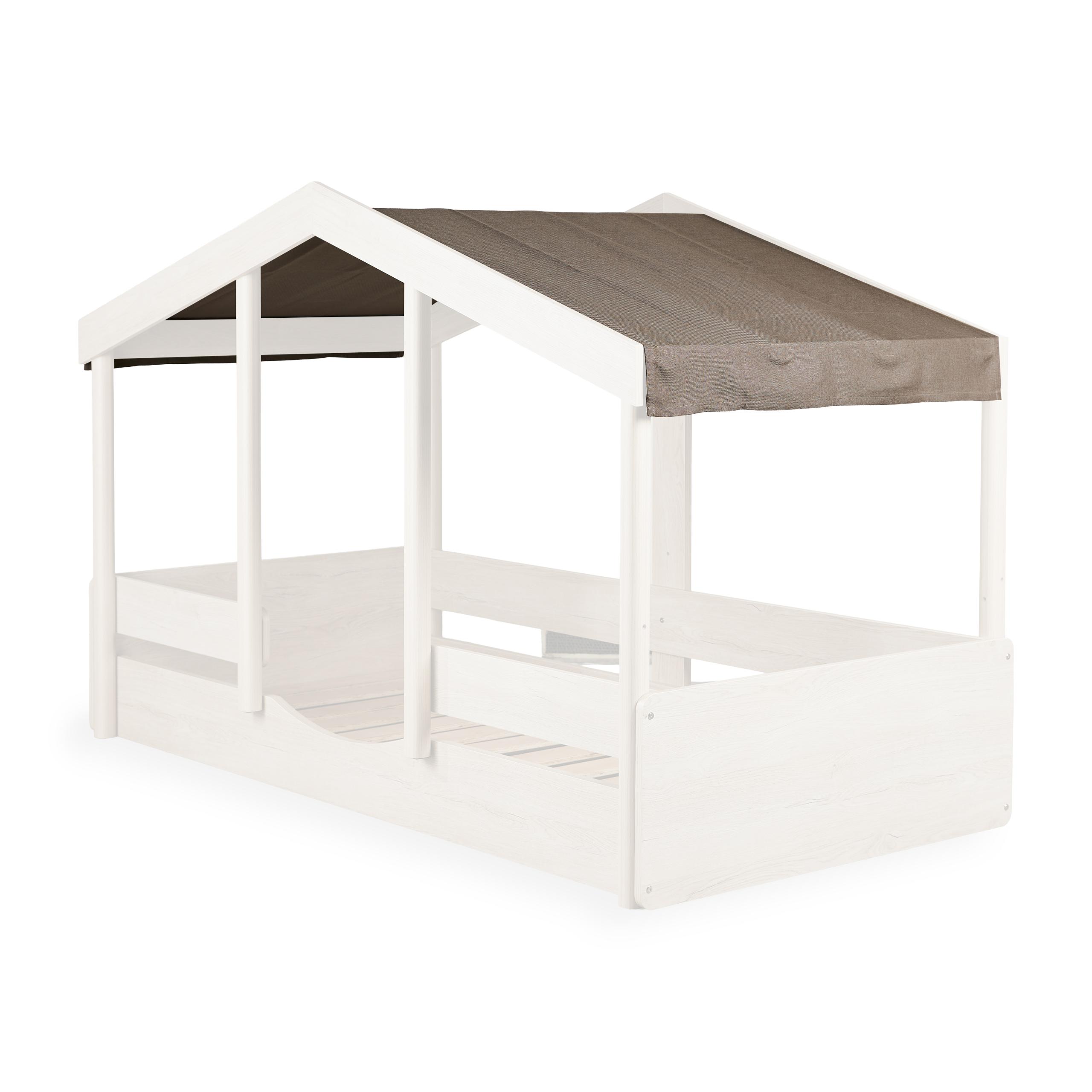 Quax stoffen dak voor Cottage bed - Chocolat