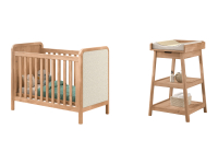 Jaxx Woods 2-delige babykamer Bouclé / Eiken