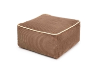 Shappy Kumo ottoman - Ribstof - Chocolate
