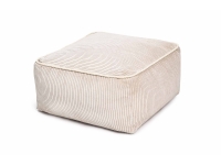 Shappy Kumo ottoman - Ribstof - Vanilla