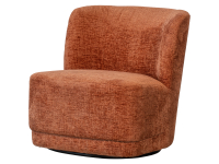 Woood Atty draaifauteuil - velvet oranje