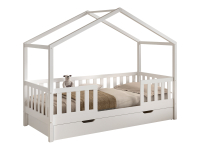 Vipack Dallas combo huisbed met bedlade en uitvalbeschermer 90x200 wit