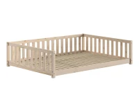 Vipack Dallas combo Montessori vloerbed 140x200 natuur