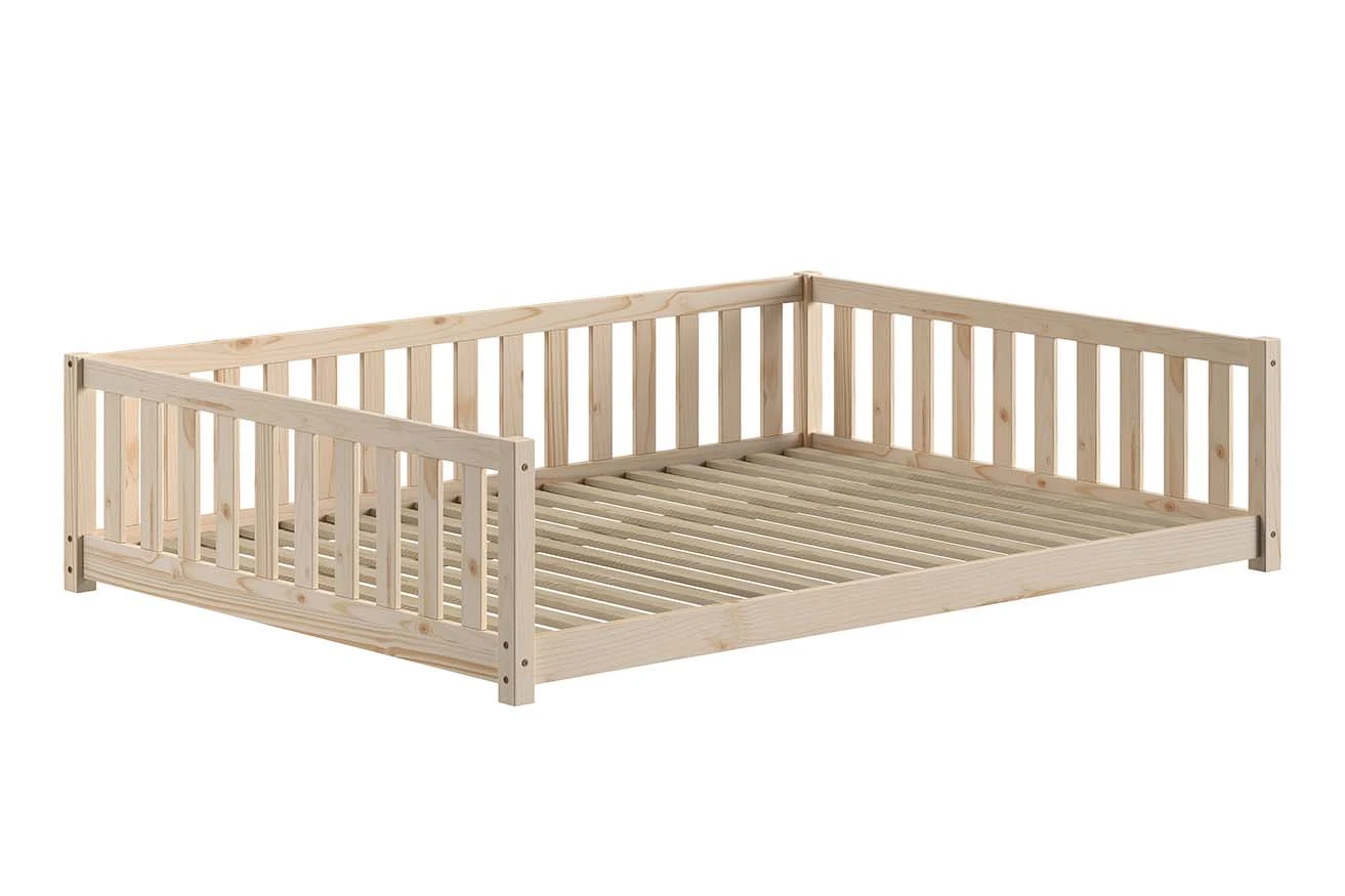 Vipack Dallas combo Montessori vloerbed 140x200 natuur